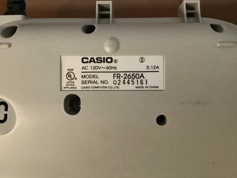 Casio FR-2650A~2-Color Professional Desktop Printing Calculator Big Print~Tested - Image 2 of 4