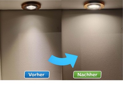 Lichtstreufolie für LED-Spot - Lampen - Einbaustrahler - Hohe Lichtausbeute