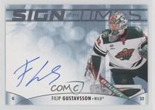 2023-24 SP Authentic Sign of the Times Filip Gustavsson #SOTT-FG Auto 11jd