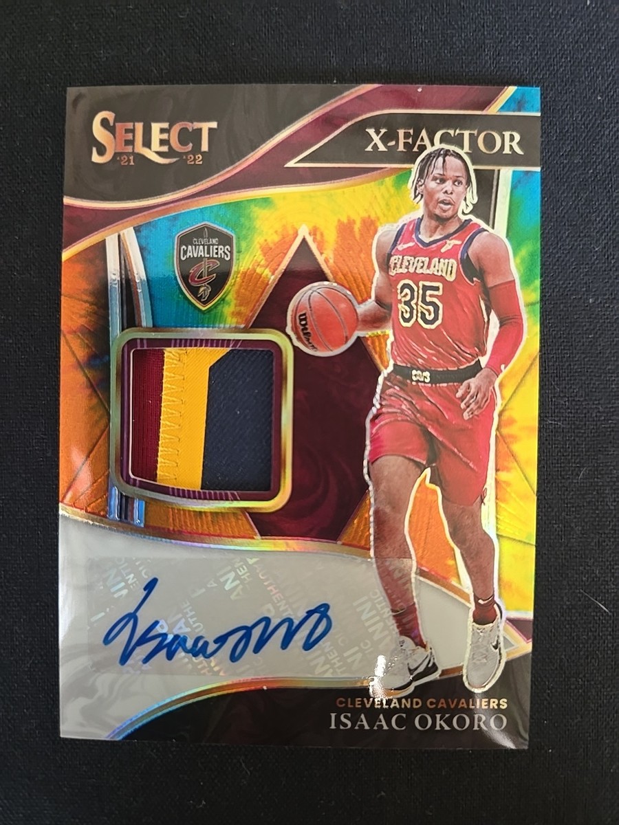 2021 2022 Select X-Factor Isaac Okoro Tie Dye Auto /25 Game Worn