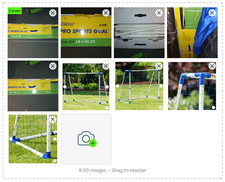 PRO SPORTS GOALS - 8ft x 6ft Pro Football Goal - Smyths Toys Exclusive - Bargain