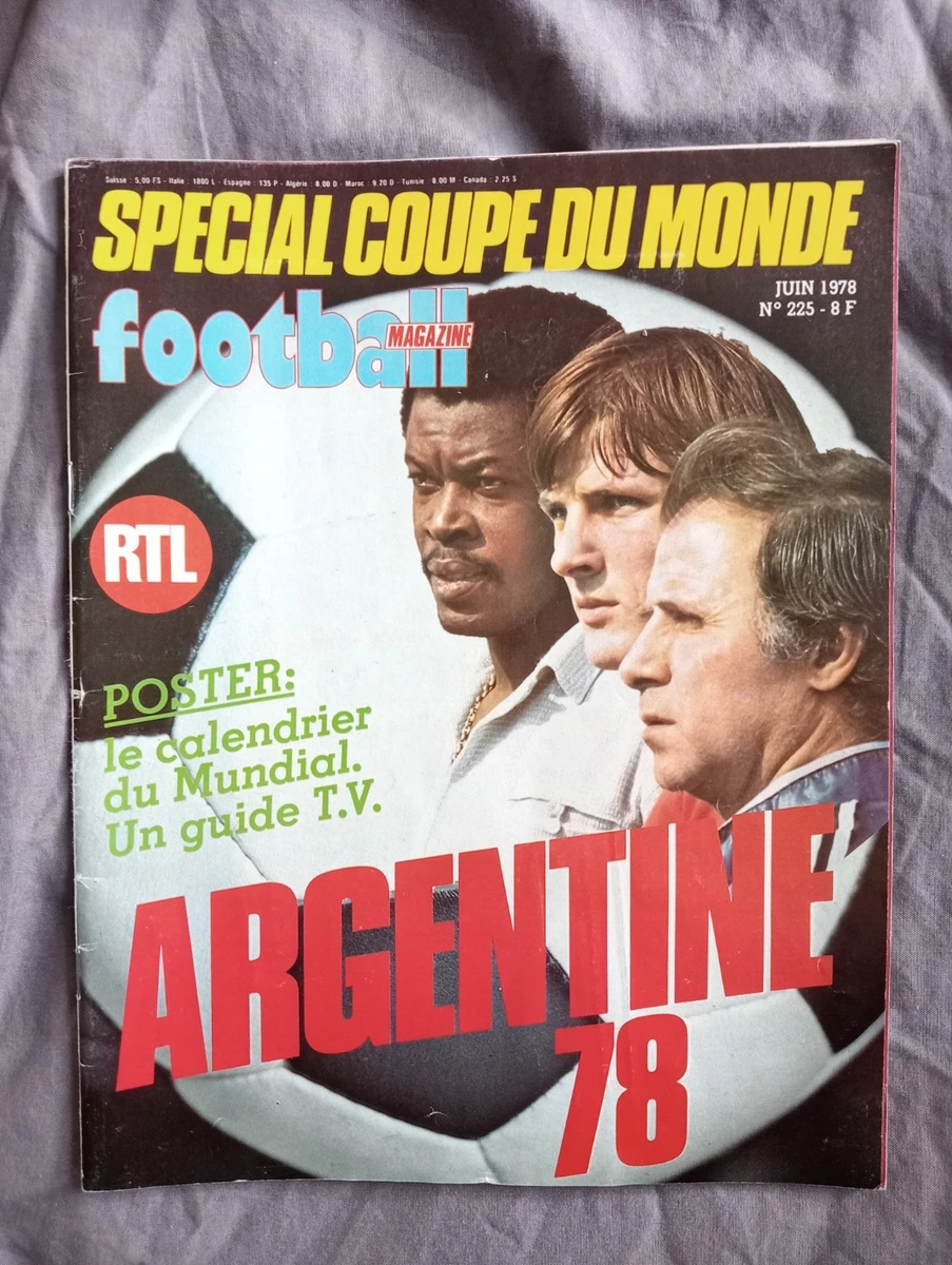 FOOTBALL L'EQUIPE FINALE COUPE DU MONDE 1986 ARGENTINE ALLEMAGNE