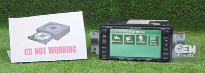 TOYOTA SIENNA 2004-2007 TUNDRA NAVIGATION RADIO DISPLAY 86120-0C160 E7006 Oem