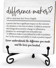 Difference Maker Gift, Inspirational Gifts Coworker Gifts for Women, Therapist G