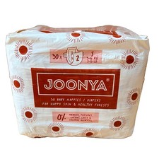 Joonya Vegan Baby Diapers Size 2 S 7-13 lb 1 Bag of 30 Non Toxic Eco-Friendly