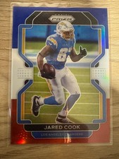 2021 Panini Prizm Jared Cook #168 Red White and Blue Prizm Chargers