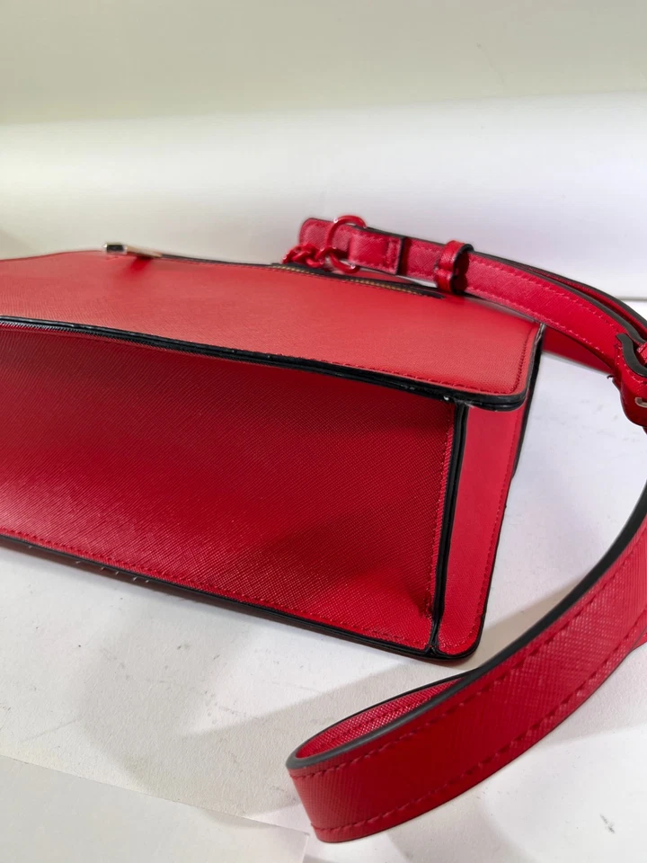 Bolso Cartera Aldo Rojo Glenda Rojo Imitación Cuero Formal Seda Bandana Caridad DS03 Foto 4 de 4