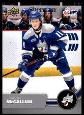 2021-22 Upper Deck CHL Landon McCallum Sudbury Wolves #26