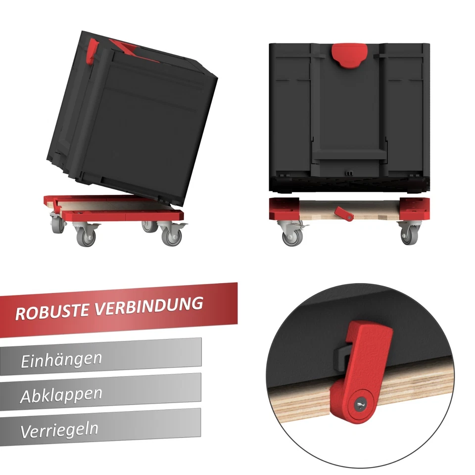 Rollbrett für T Loc / SYS 3  M Systainer Stier Tanos Wagen Brett Transport RB - Bild 4 von 4