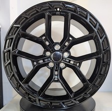 22 Black Wheels Rims 4set Fit Range Rover 2023-2026 Sport Hse Land Rover 22 Black Wheels Rims 4set Fit Range Rover 2023-2026 Sport Hse Land Rover