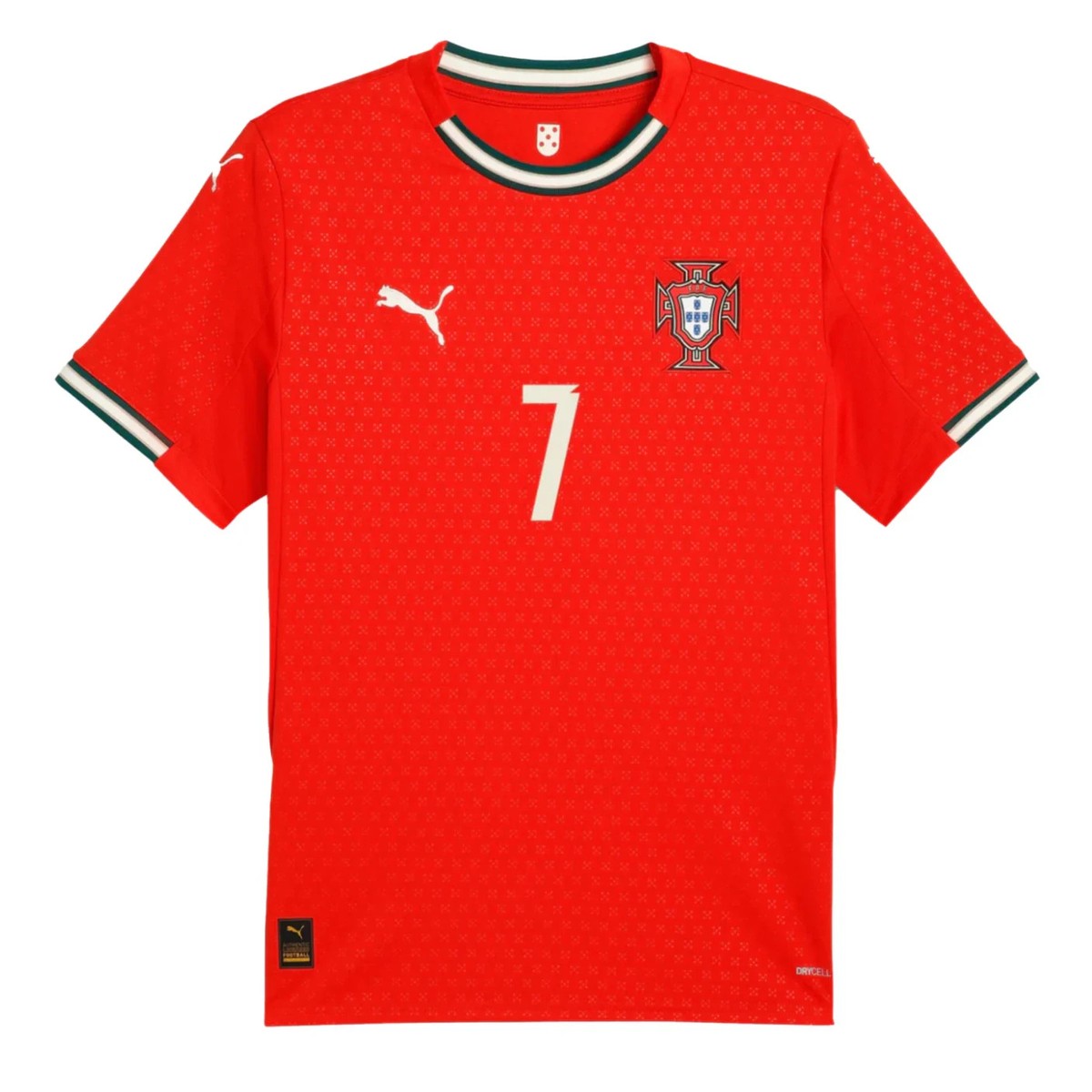 Cristiano Ronaldo #7 Portugal 2025 Home Jersey PUMA Replica Medium