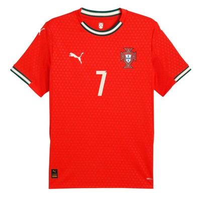 Cristiano Ronaldo #7 Portugal 2025 Home Jersey PUMA Replica Medium