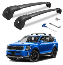 HmmtyRack Roof Rack Cross Bars for Kia Telluride 2019-2026 Flush Rails Lockable
