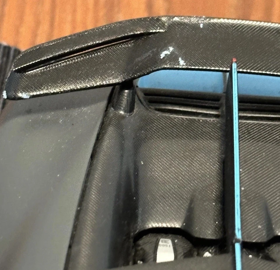 Bugatti Divo Matt Gray with Blue Accents 1/18 Diecast Model Car by Bburago 11045 - Image 3 of 4