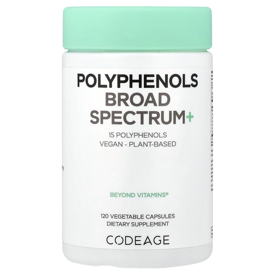 Polyphenols Broad Spectrum+, 120 Vegetable Capsules