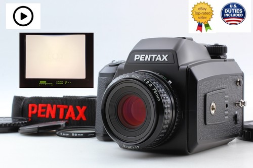 [Top MINT w/ Strap] Pentax 645N Film Camera SMC A 75mm f2.8 MF Lens From JAPAN