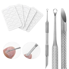 Cuticle Pusher with 2 Ends,Pre-Treatment Cuticle Pusher Cuticle Remover with San