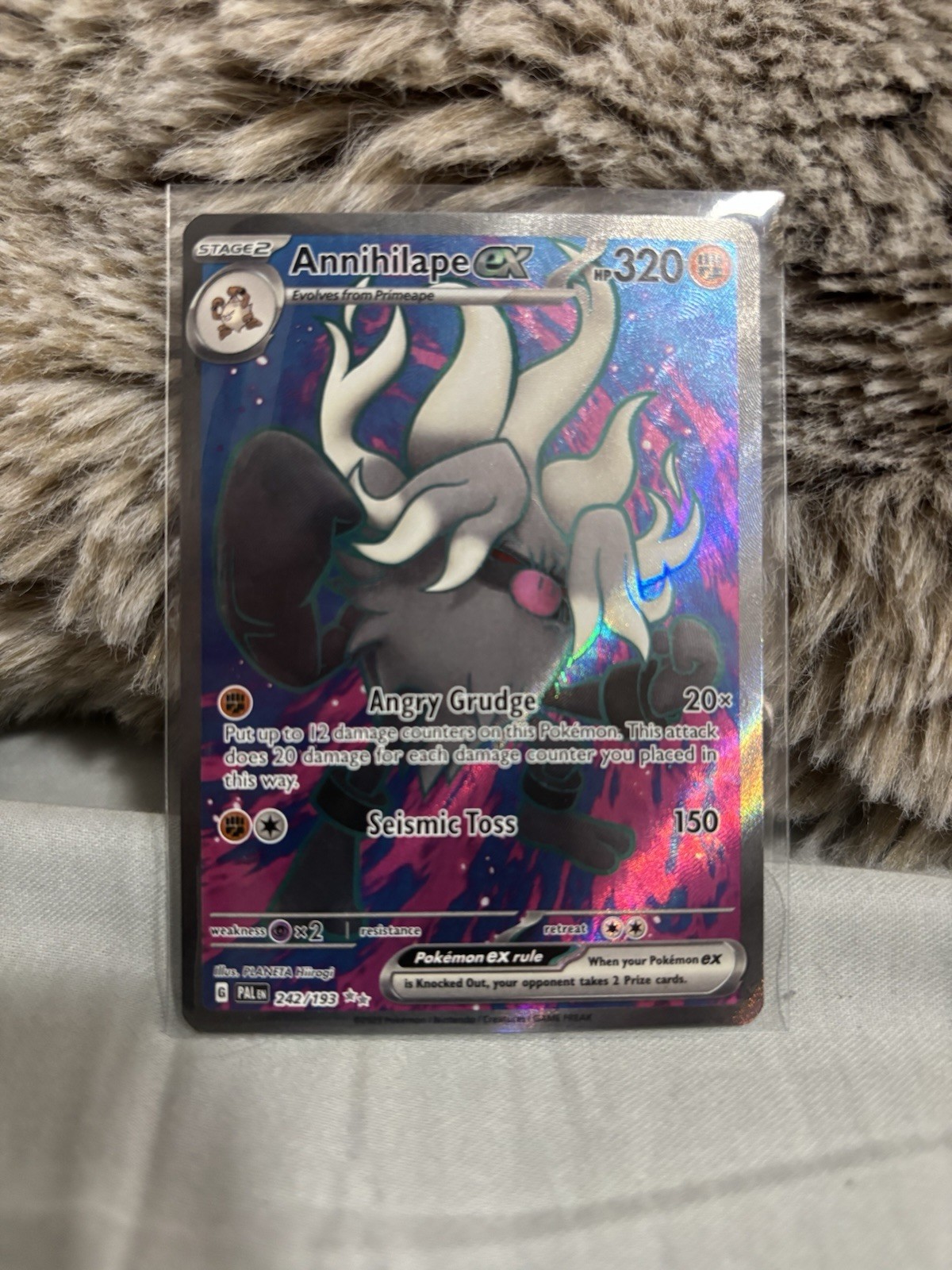 Annihilape ex 242/193 Sv02: Paldea Evolved Holo