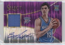 2013-14 Panini Select Rookie Jersey Purple Prizm 84/99 Steven Adams #10 Auto 0g4