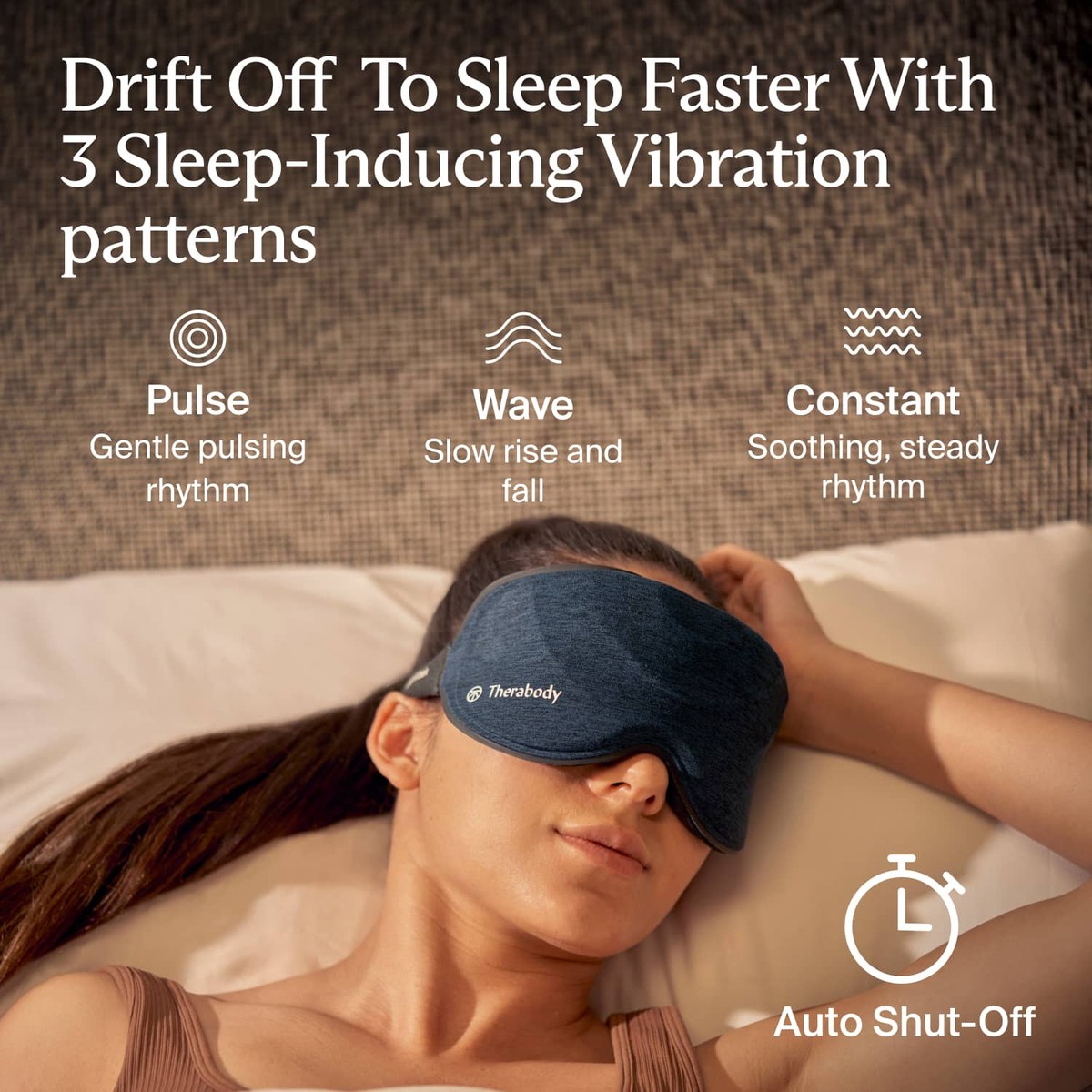 【ワイミ】TherabodySleepMask Therabody - SleepMask with Vibration Therapy - Blue | eBay