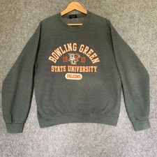 MV Sport Sweatshirt Bowling Green State University Falcons Grey Blue Unisex Sz M