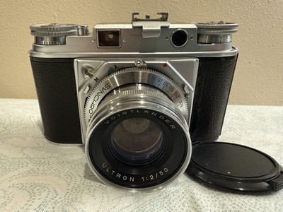   RARE Vintage VOIGTLANDER Prominent 35mm Film Camera Ultron 1:2/50 Lens