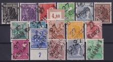 SBZ Bezirkshandstempel Mi.Nr. 166 - 181 (ohne 179) Bezirk 27 postfrisch ** 1948