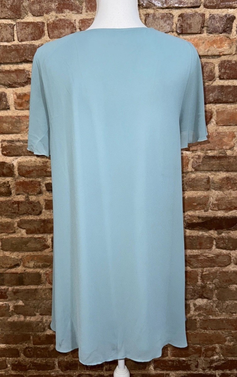 Show Me Your Mumu Kylie Lace Up Dress Blue Sz L Muted Teal Blue Easter EUC  Boho | eBay