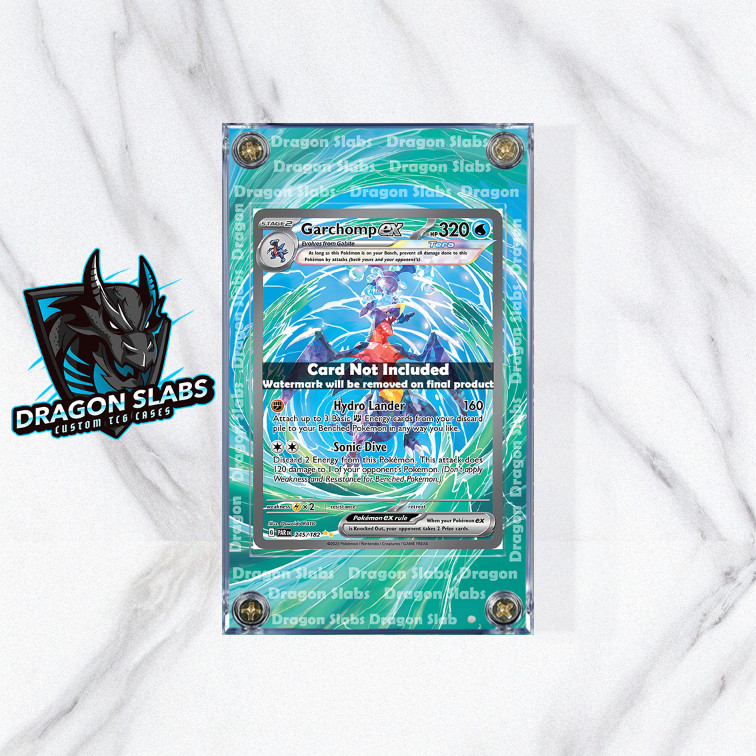 Pokemon Garchomp EX SIR 245/182 Paradox Rift Extended Artwork Case