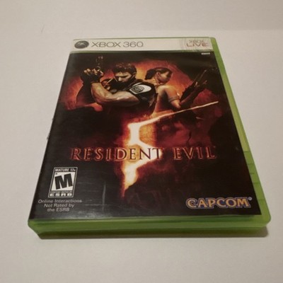 Capcom Resident Evil 5 Xbox 360 Action Shooter Manual Included M NTSC-U/C 2009
