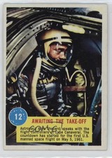 1963 Topps Popsicle Space Cards Alan Shepard Awating the Take-Off #12 uk2