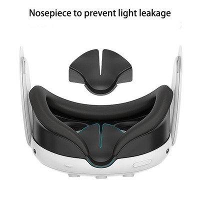 For Meta Quest 3 Silicone Nose Pad VR Headset Anti-sweat Replacement Nose Cover