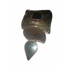 Hand Crafted Copper And Brass Slider Necklace