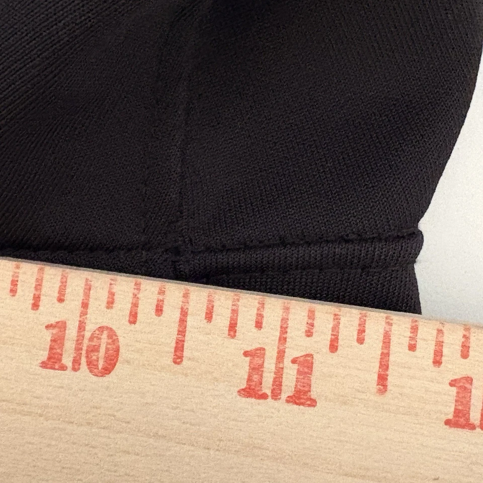 Mizuno Softball Pants Women’s Medium Black Elastic Cuff Belted Low Rise Pockets - Image 4 of 4