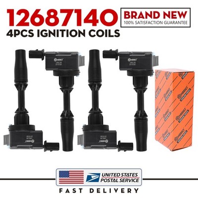 UF680 4X Ignition Coils for Buick Chevy Malibu Regal GMC Cadillac ATS 2.0L 2.5L