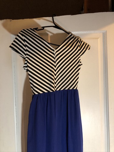 Speechless Dress Kids Size 10 Black/Blue/White NWT - Picture 7 of 9
