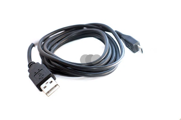 1m Micro USB Ladekabel und Datenkabel - schwarz - Bild 1 von 1
