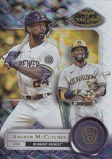 ANDREW MCCUTCHEN TOPPS GOLD LABEL CLASS 1 BASE MILWAUKEE BREWERS #3 2022 22