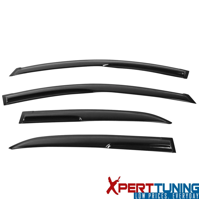 Se adapta a Toyota Corolla Sedán Mugen 14-19 acrílico 4 piezas ventana visera ventilación protector de lluvia Foto 3 de 4