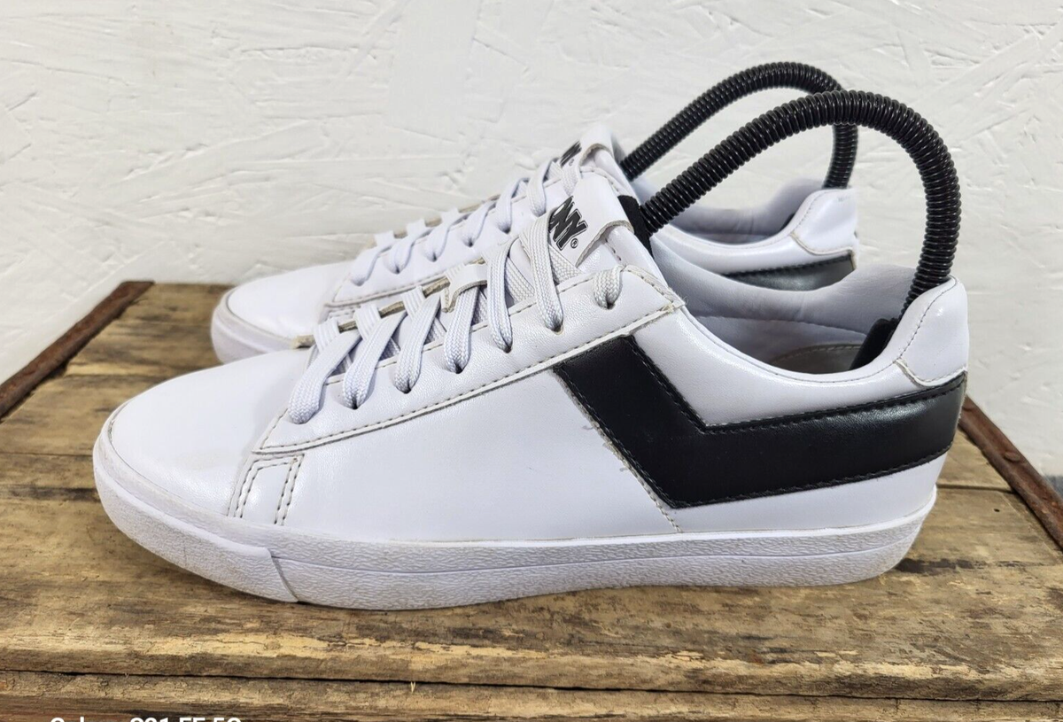 靴 BEAUTIFUL SHOES PONY Shoes Women's Sz US 6.5 White Tennis Sneakers Lace Up