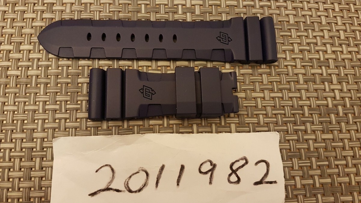 Officine Panerai Rubber Strap Caoutchouc Dark Blue 26mm x