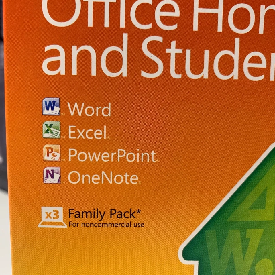 Microsoft Office 2010 Home Student 3-User Word Excel PowerPoint Windows 10 11 - Image 3 of 4