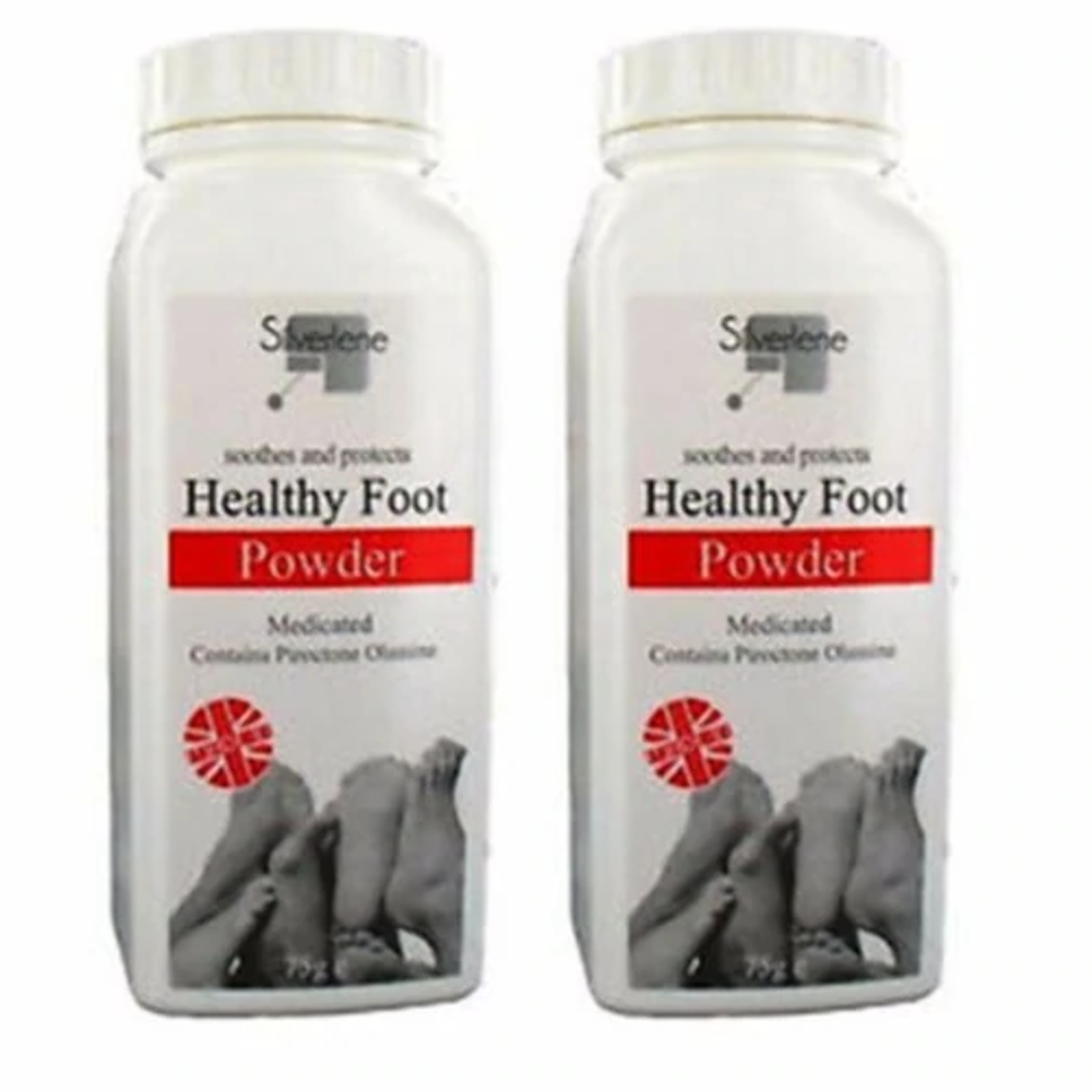 2 x Medicated Athlete Foot Powder Anti Fungal Athletes Feet Toes Anti