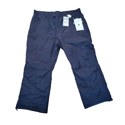 Vitesse By Couloir Waterproof Insulated Snow Pants 44 4XL Black Thermolite