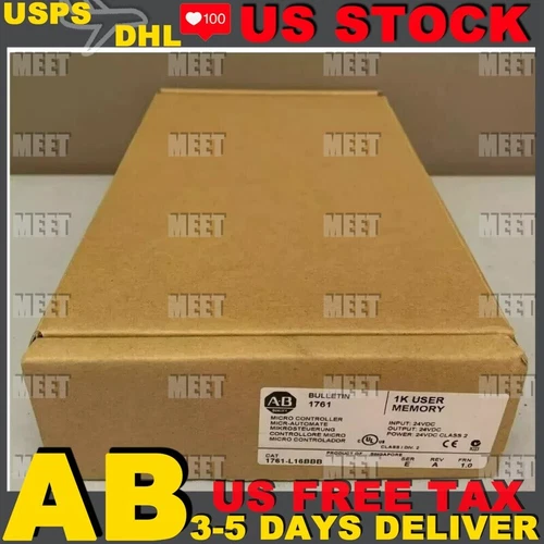 Factory Sealed AB 1761-L16BBB MicroLogix 1000 Controller US Free Tax
