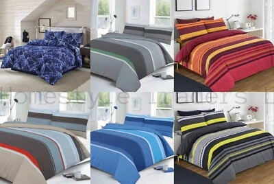 Luxury Printed Duvet Cover Bedding Set+Pillowcase Single Double King Size