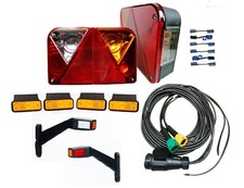 Anhänger Beleuchtung SET Umrissleuchte 7,7 M 13 PIN Kabel Anhänger Rückleuchten