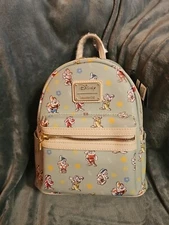 Loungefly Disney Snow White and the Seven Dwarfs Green Mini Backpack