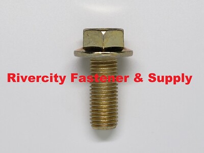 (50) M10-1.25x25 JIS Small Head Flange Bolts M10x1.25 x 25 Screws 10mm x 25mm
