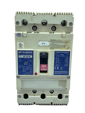 Mitsubishi Model NF-SFW No Fuse Circuit Breaker 20A 3P 50/60Hz 220VAC 100KA